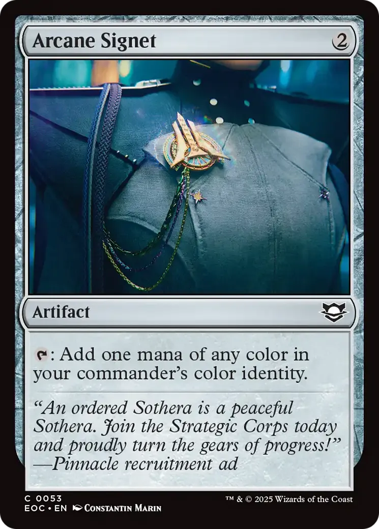 Arcane Signet — Edge of Eternities Commander — Magic: The Gathering