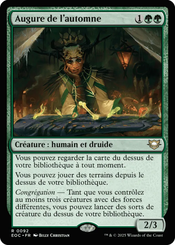 Augure de l'automne — Edge of Eternities Commander — Magic: The Gathering