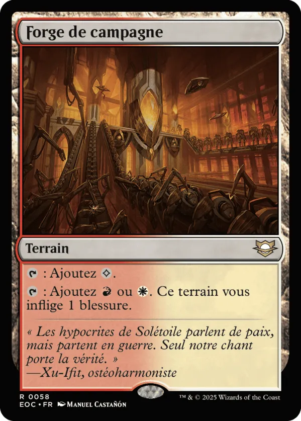 Forge de campagne — Edge of Eternities Commander — Magic: The Gathering