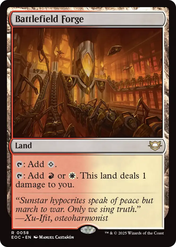 Battlefield Forge — Edge of Eternities Commander — Magic: The Gathering
