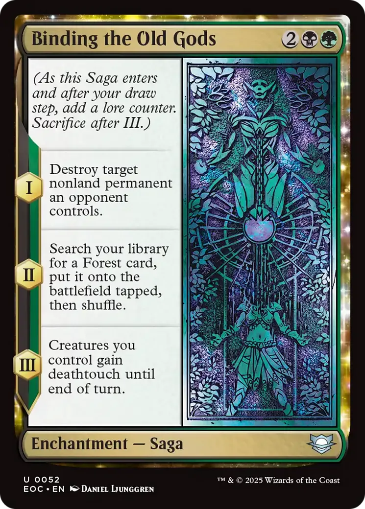 Binding the Old Gods — Edge of Eternities Commander — Magic: The Gathering