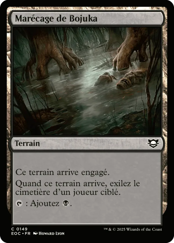 Marécage de Bojuka — Edge of Eternities Commander — Magic: The Gathering