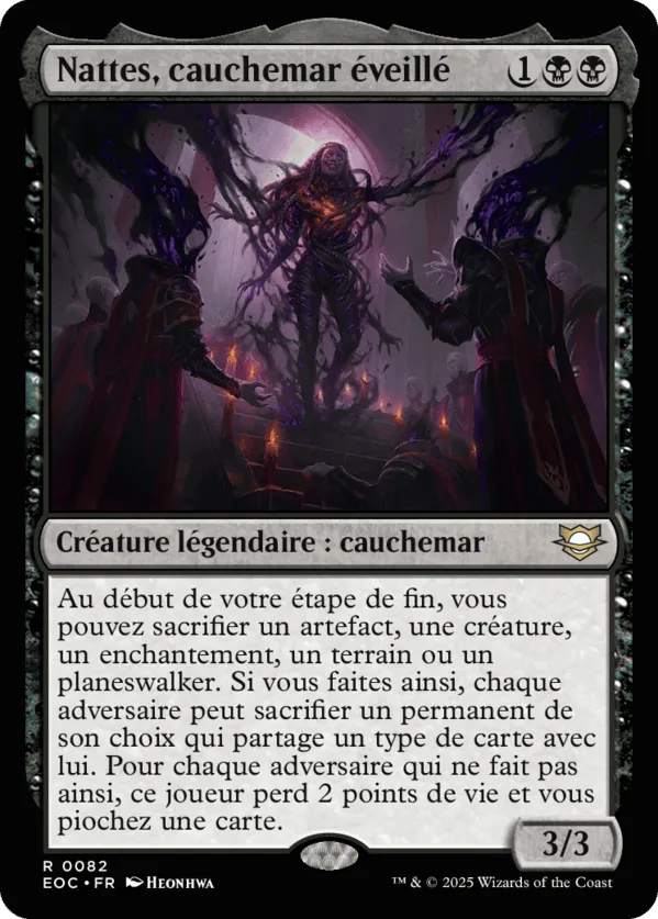 Nattes, cauchemar éveillé — Edge of Eternities Commander — Magic: The Gathering