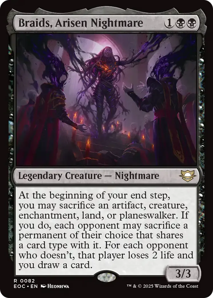 Braids, Arisen Nightmare — Edge of Eternities Commander — Magic: The Gathering