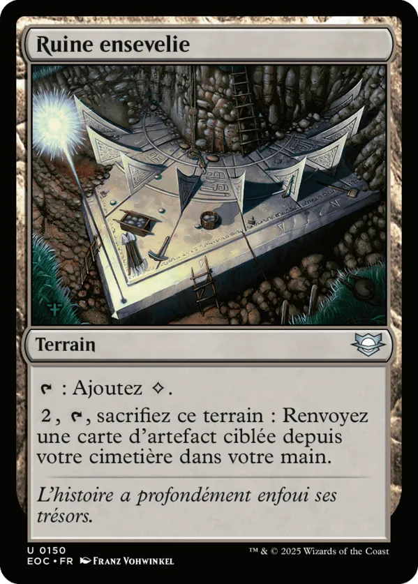 Ruine ensevelie — Edge of Eternities Commander — Magic: The Gathering
