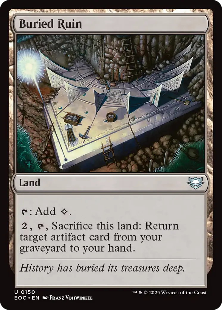 Buried Ruin — Edge of Eternities Commander — Magic: The Gathering
