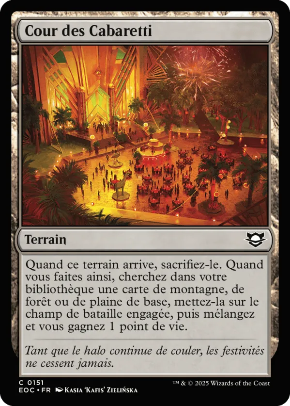 Cour des Cabaretti — Edge of Eternities Commander — Magic: The Gathering