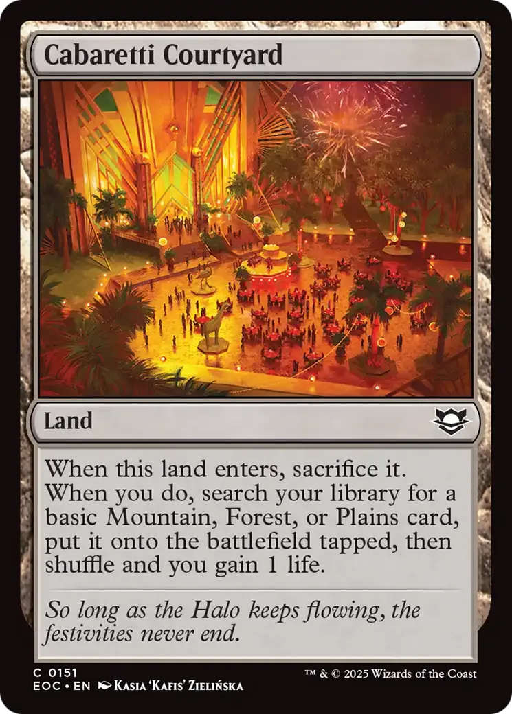 Cour des Cabaretti — Edge of Eternities Commander — Magic: The Gathering