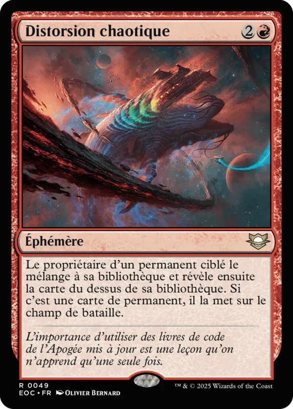 Distorsion chaotique from Edge of Eternities Commander - Magic: The Gathering