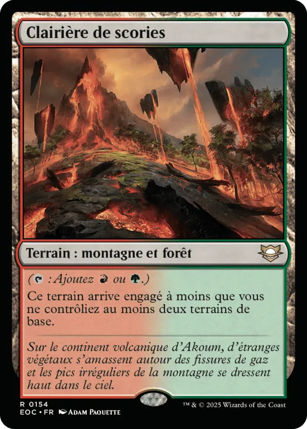 Clairière de scories — Edge of Eternities Commander — Magic: The Gathering