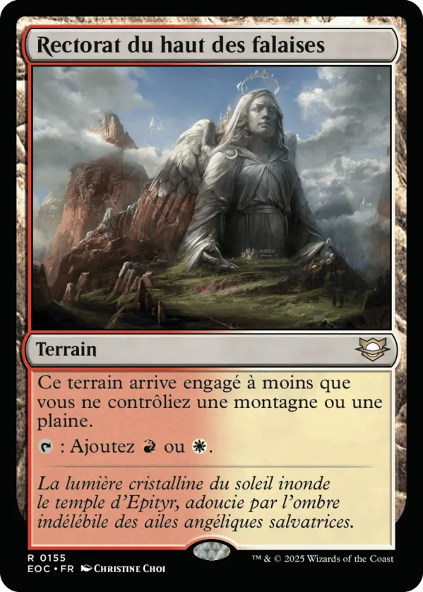 Rectorat du haut des falaises — Edge of Eternities Commander — Magic: The Gathering