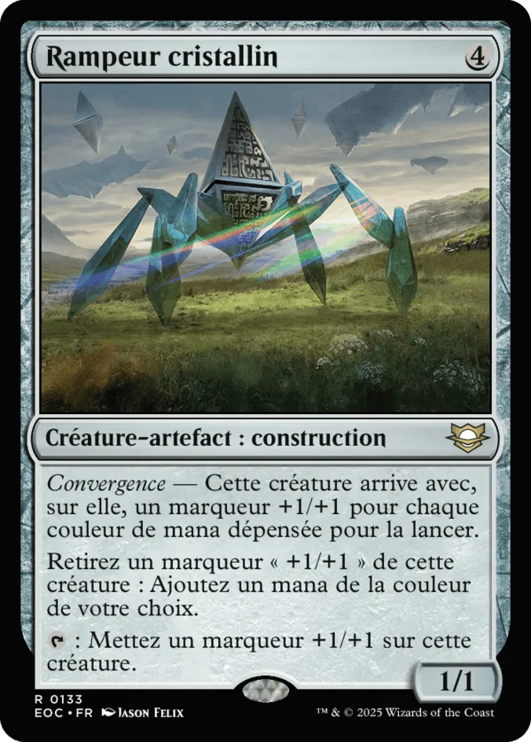 Rampeur cristallin — Edge of Eternities Commander — Magic: The Gathering