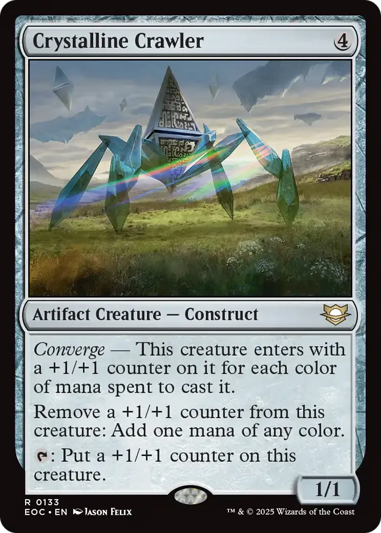 Crystalline Crawler — Edge of Eternities Commander — Magic: The Gathering
