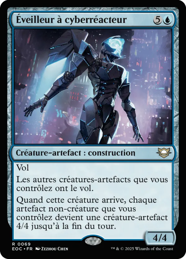 Éveilleur à cyberréacteur — Edge of Eternities Commander — Magic: The Gathering