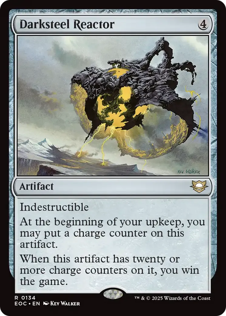 Darksteel Reactor — Edge of Eternities Commander — Magic: The Gathering