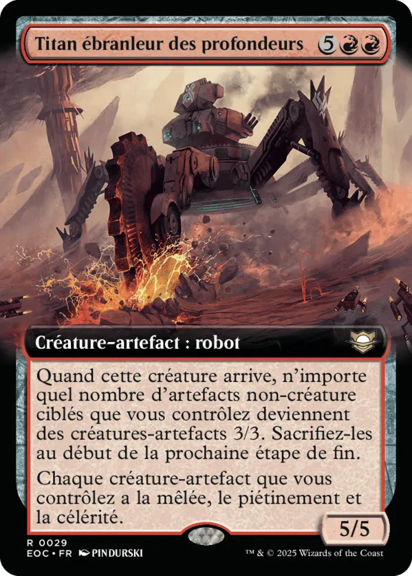 Titan ébranleur des profondeurs — Edge of Eternities Commander — Magic: The Gathering