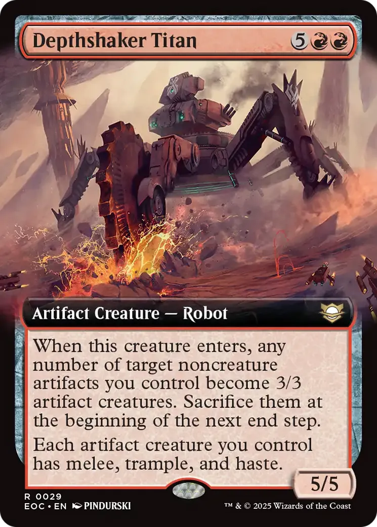 Depthshaker Titan — Edge of Eternities Commander — Magic: The Gathering