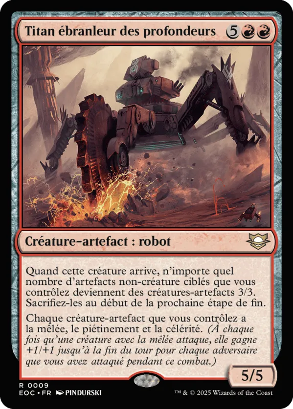 Titan ébranleur des profondeurs — Edge of Eternities Commander — Magic: The Gathering