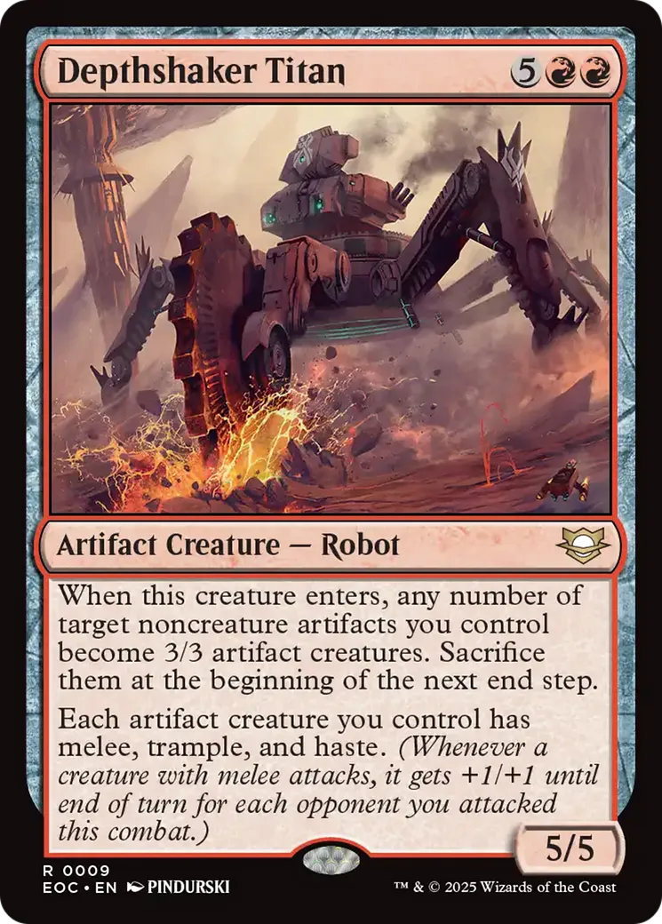Titan ébranleur des profondeurs — Edge of Eternities Commander — Magic: The Gathering