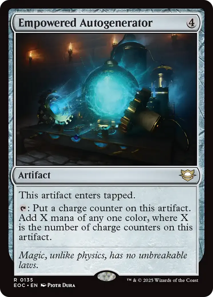 Autogénérateur renforcé — Edge of Eternities Commander — Magic: The Gathering
