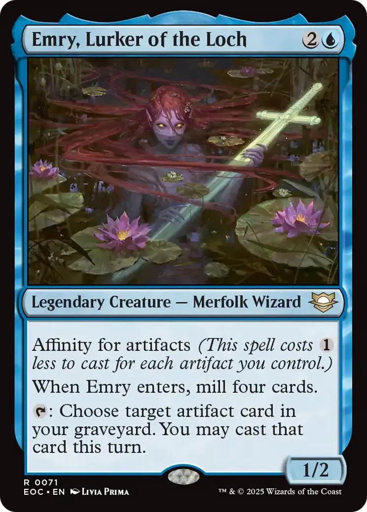 Emry, Lurker of the Loch — Edge of Eternities Commander — Magic: The Gathering