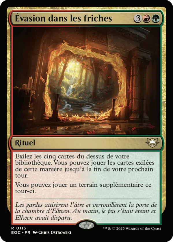 Évasion dans les friches — Edge of Eternities Commander — Magic: The Gathering