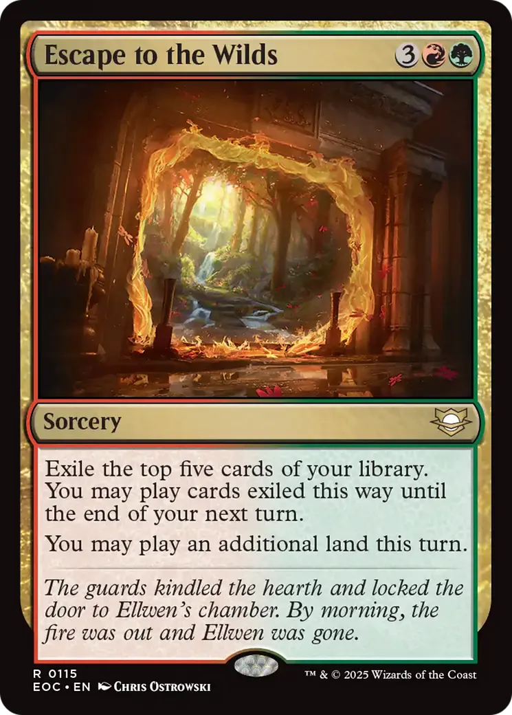 Évasion dans les friches — Edge of Eternities Commander — Magic: The Gathering