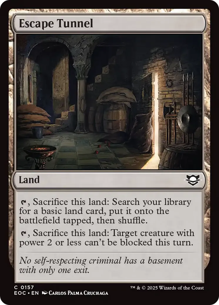 Escape Tunnel from Edge of Eternities Commander - Magic: The Gathering