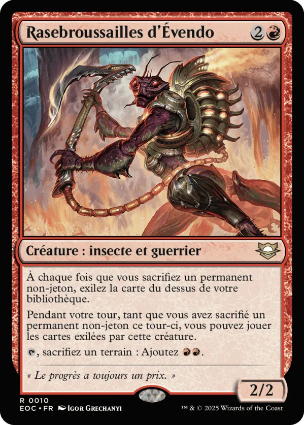 Rasebroussailles d'Évendo — Edge of Eternities Commander — Magic: The Gathering