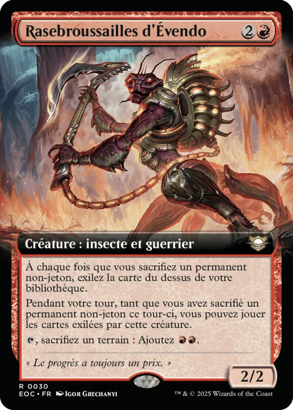 Rasebroussailles d'Évendo from Edge of Eternities Commander - Magic: The Gathering
