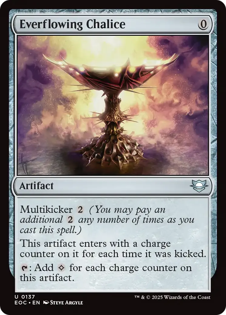 Everflowing Chalice — Edge of Eternities Commander — Magic: The Gathering