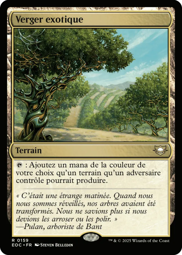 Verger exotique from Edge of Eternities Commander - Magic: The Gathering