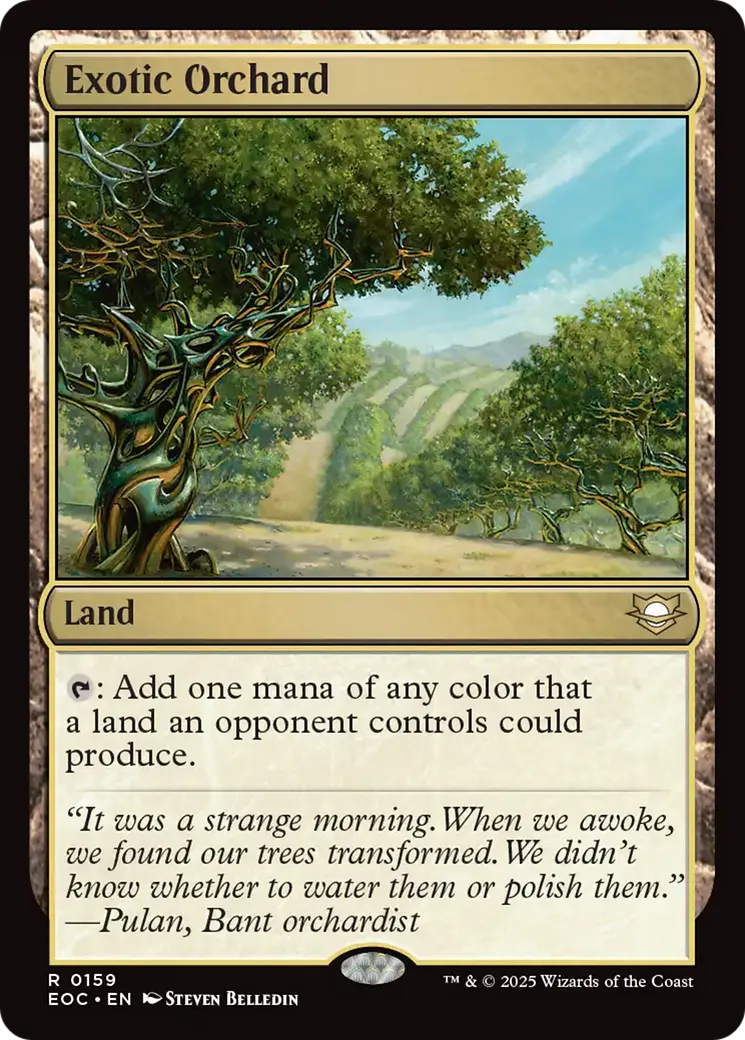 Exotic Orchard — Edge of Eternities Commander — Magic: The Gathering