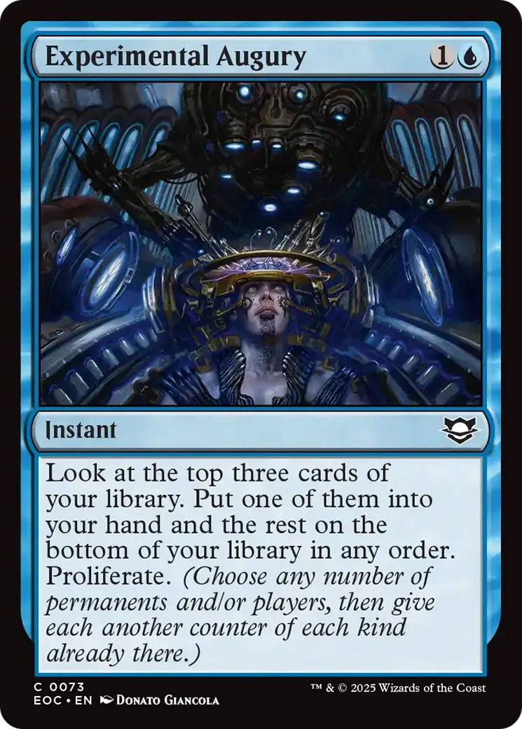 Experimental Augury — Edge of Eternities Commander — Magic: The Gathering