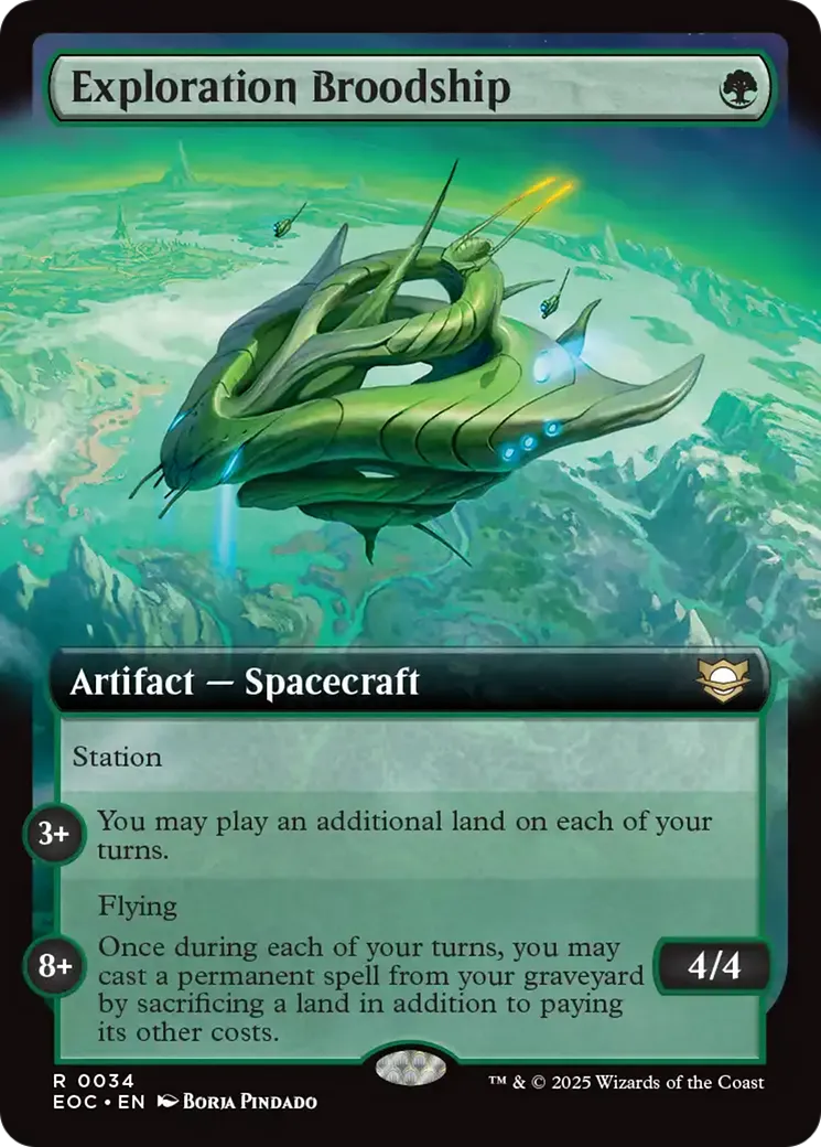 Exploration Broodship from Edge of Eternities Commander - Magic: The Gathering