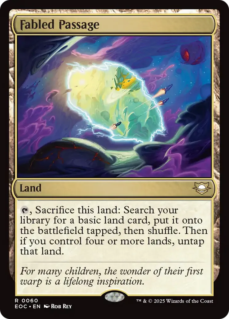 Fabled Passage from Edge of Eternities Commander - Magic: The Gathering