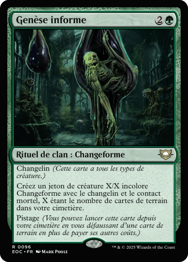 Genèse informe — Edge of Eternities Commander — Magic: The Gathering