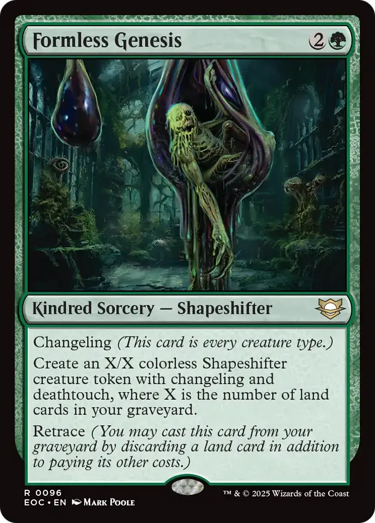 Formless Genesis — Edge of Eternities Commander — Magic: The Gathering