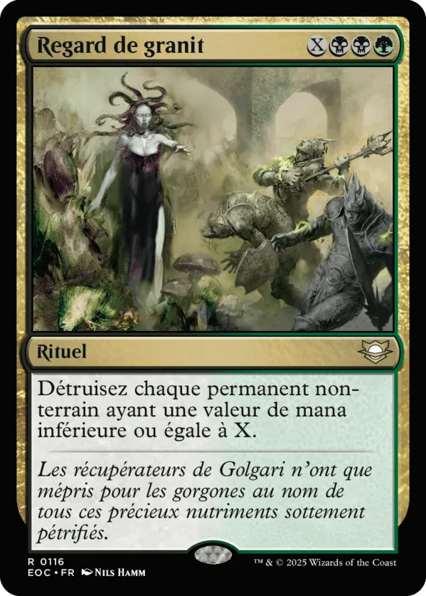 Regard de granit from Edge of Eternities Commander - Magic: The Gathering