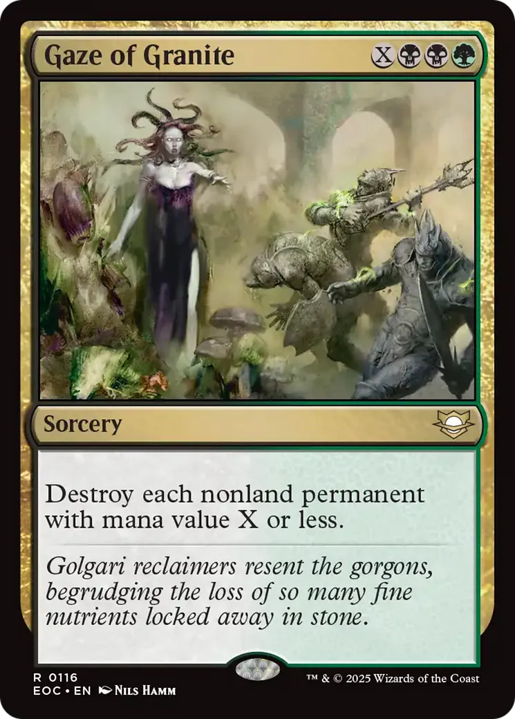 Regard de granit — Edge of Eternities Commander — Magic: The Gathering