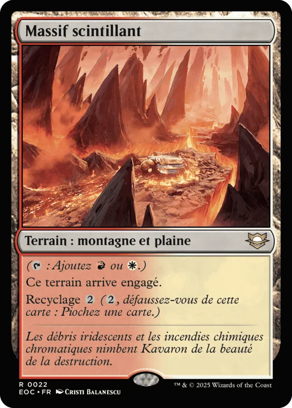 Massif scintillant — Edge of Eternities Commander — Magic: The Gathering