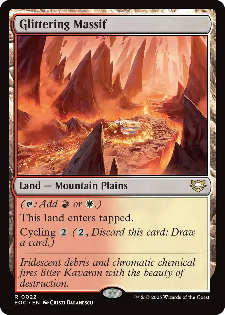 Massif scintillant — Edge of Eternities Commander — Magic: The Gathering