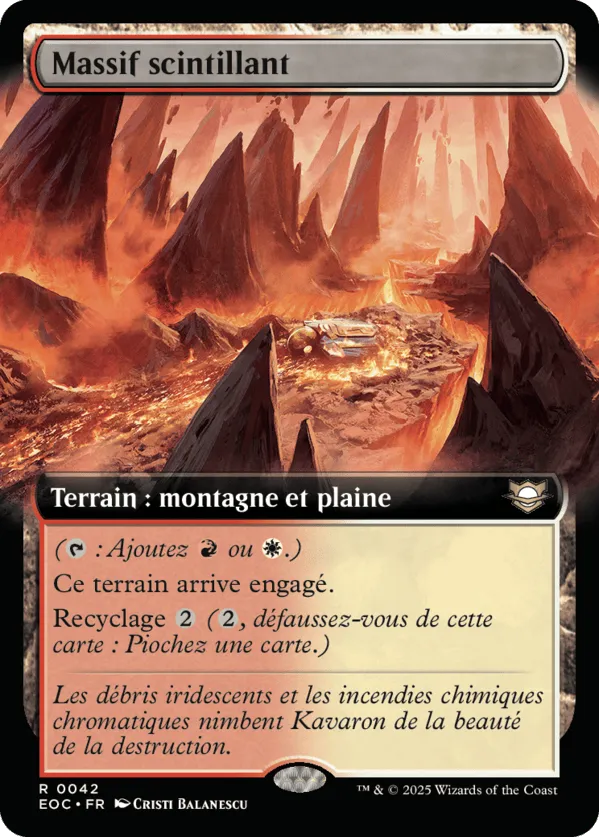 Massif scintillant from Edge of Eternities Commander - Magic: The Gathering