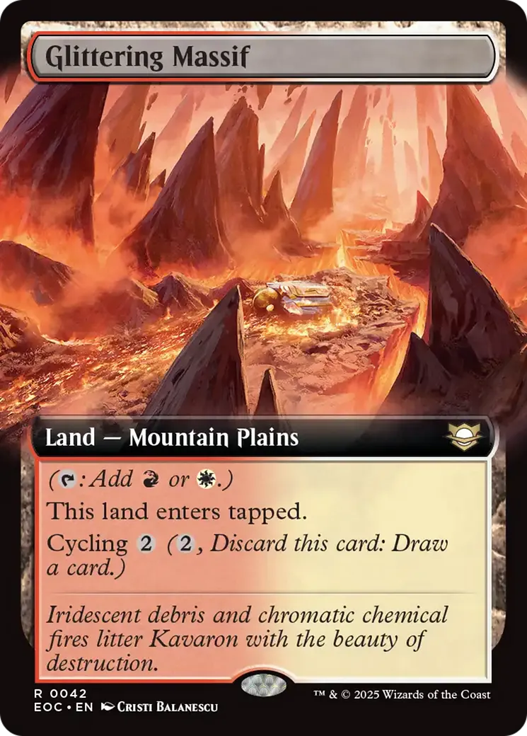 Massif scintillant — Edge of Eternities Commander — Magic: The Gathering