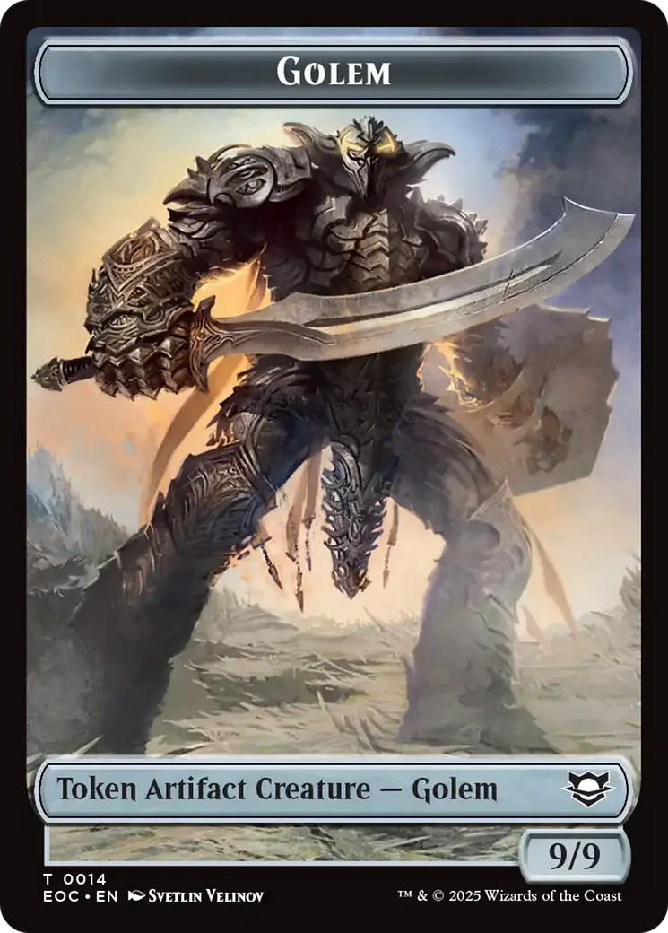 Golem — Edge of Eternities Commander — Magic: The Gathering