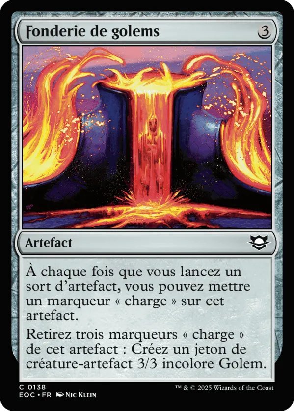 Fonderie de golems — Edge of Eternities Commander — Magic: The Gathering