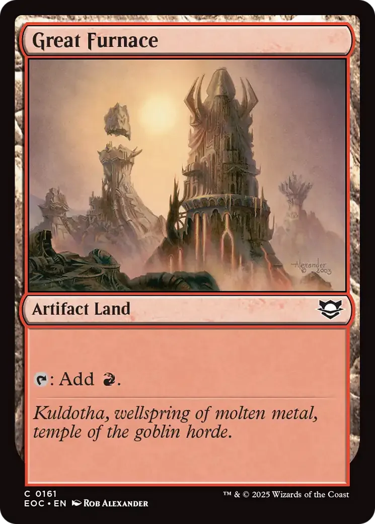 Great Furnace — Edge of Eternities Commander — Magic: The Gathering