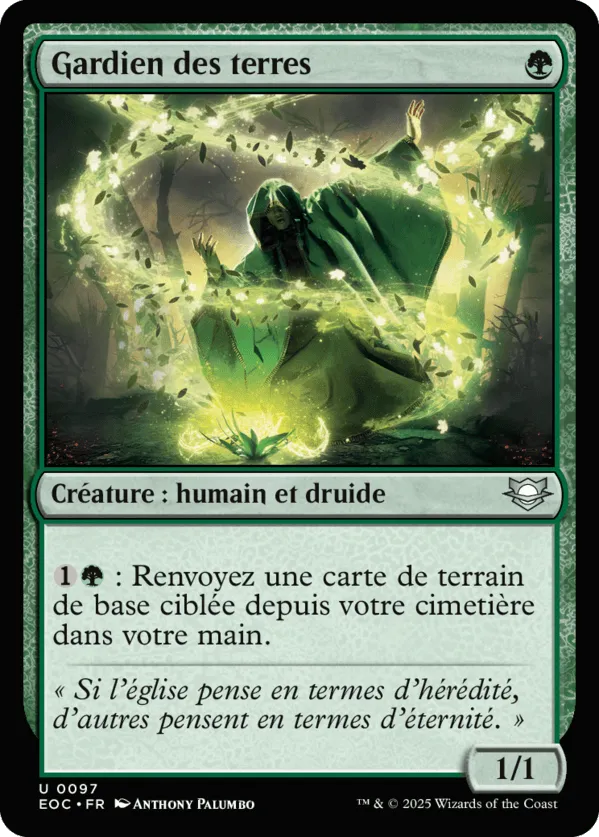 Gardien des terres — Edge of Eternities Commander — Magic: The Gathering