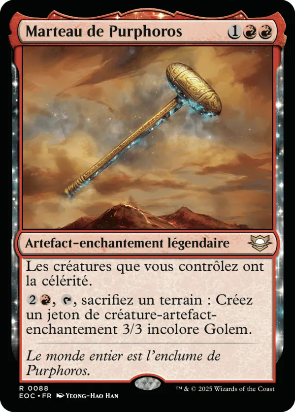 Marteau de Purphoros — Edge of Eternities Commander — Magic: The Gathering