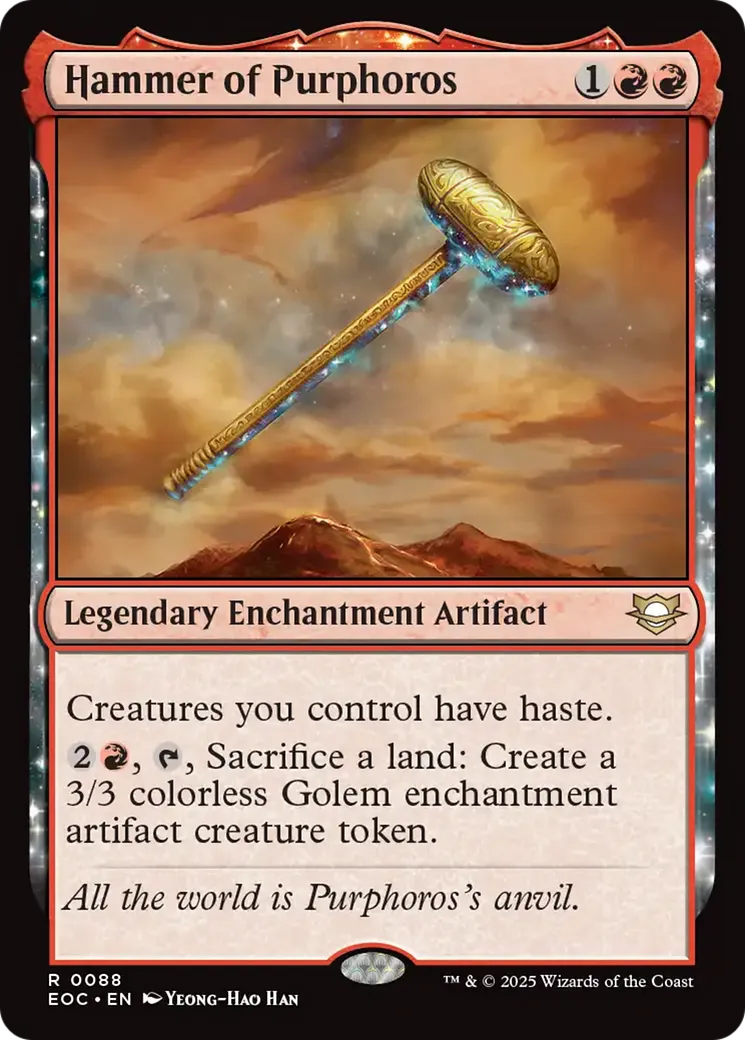 Marteau de Purphoros — Edge of Eternities Commander — Magic: The Gathering
